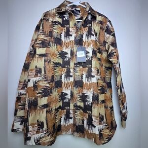 NWT Tailored Recreaction Medium Button Up